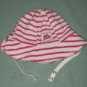 Kissy Kissy striped sun hat